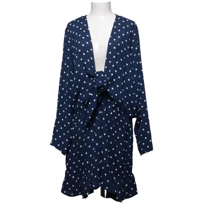 Robe (Bleu, Blanc) de Glamorous Curve Polyester