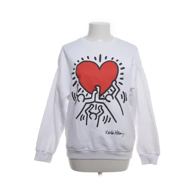 Sweatshirt (White, Multicolored) from Keith Haring Cotton, Polyester