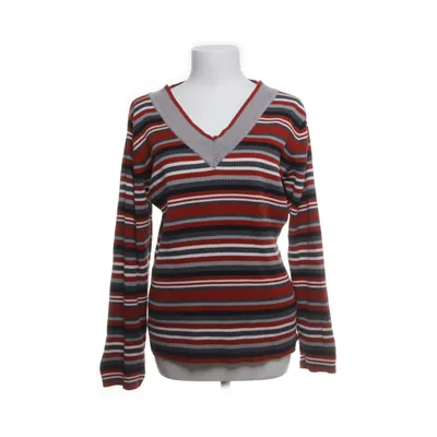 Pullover (Gray, Red) from Elisabeth Shannon Cotton, Acrylic