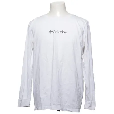 Lange mouwen shirt (Wit) van Columbia Katoen, Elastaan