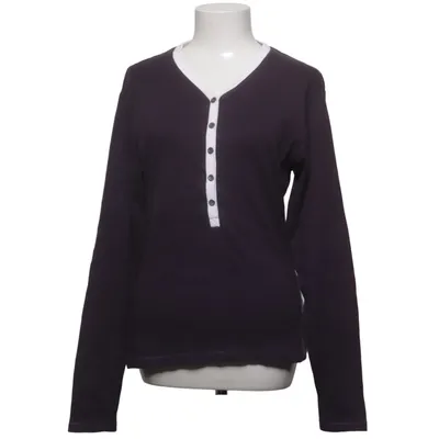 Henley Shirt (Lila, Weiß) von Salming Baumwolle, Elasthan