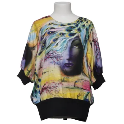 Top (Yellow, Multicolored) from Anna Modeller Cotton