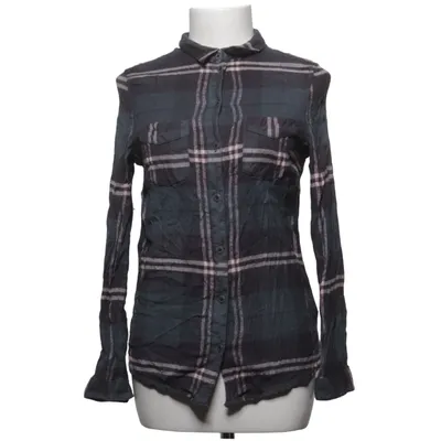 Flannel skjorte (Blå, Flerfarvet) fra Review Bomuld, Viscose