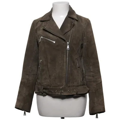 Bikerjack (Groen) van H&M Polyester, Suède