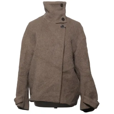 Pea coat (Beige) from Arket Acrylic, Polyamide, Polyester, Viscose, Wool