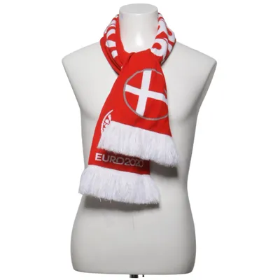 Écharpe (Rouge, Blanc) de Uefa Acrylique, Élasthane
