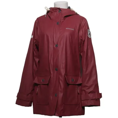 Regnfrakke (Rød) fra Marine Scandinavian Sportswear Polyester