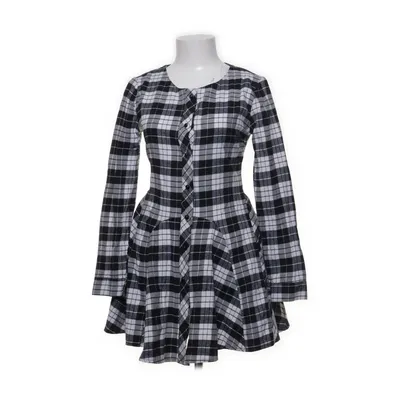 Klänning (Svart, Vit) från Allegra K Bomull, Polyester