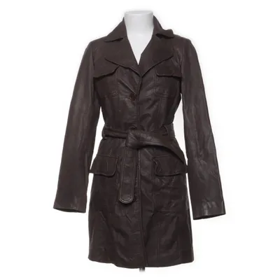 Läderkappa (Brun) Skinn, Polyester