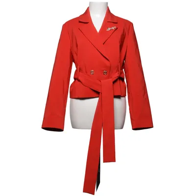 Kavaj (Röd) från La Diva Elastan, Polyester, Viskos