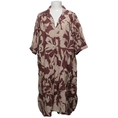 Jurk (Beige, Lila) van Zizzi Polyamide, Viscose