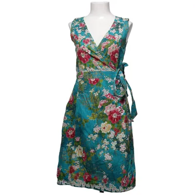 Wrap dress (Blue, Pink, Green) from Uttam London