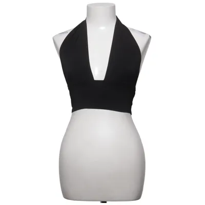 Halternecktopp (Svart) från NLY One Elastan, Polyester