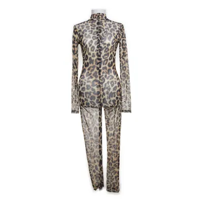 Byxdress (Brun, Svart, Flerfärgad) Elastan, Polyester