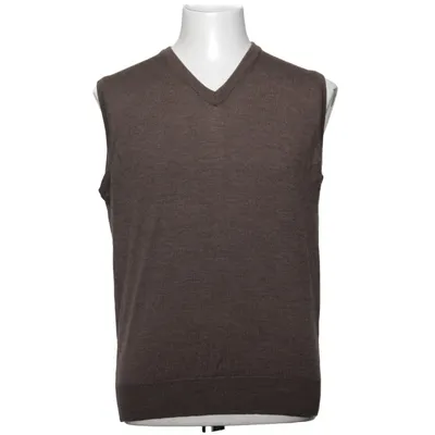 Pull sans manches (Marron) de Pettersson & Clark Laine de mouton