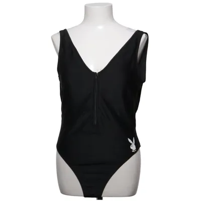 Badpak (Zwart) van Playboy x Missguided Elastaan, Polyamide