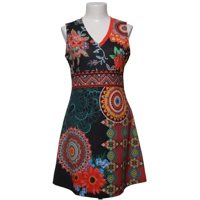 Jurk (Zwart, Meerkleurig) van Happi Elastaan, Polyester