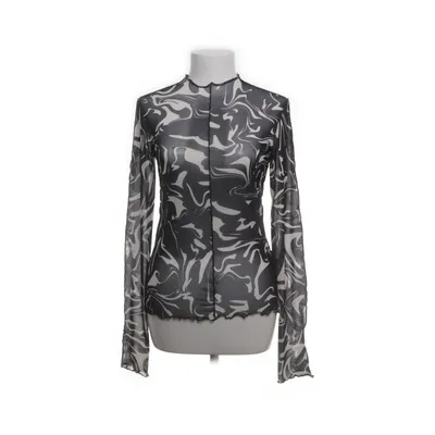 Blus (Vit, Svart) från Monki Polyester, Elastan