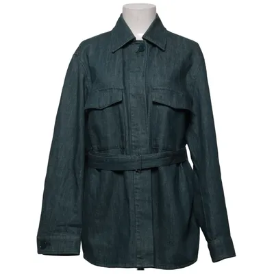 Jeansjacka (Grön) från Uniqlo U Bomull