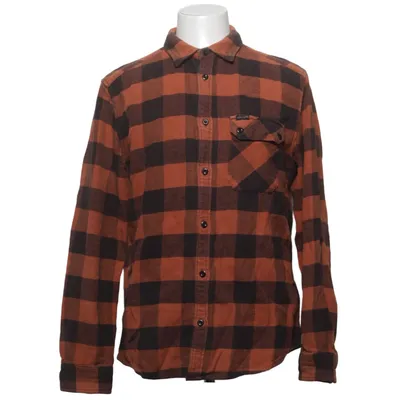 Flanellskjorta (Orange, Svart) från Wrangler Bomull