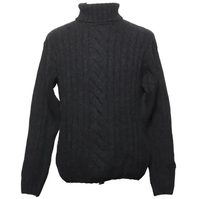 Rollkragenpullover (Grau) von Selected Acryl, Wolle