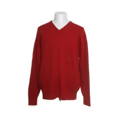 Pullover (Rød) fra Glenbrae Spiral Merinould, Nylon