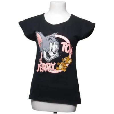 T-shirt (Noir) de Tom and Jerry Coton