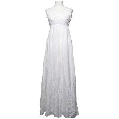 Maxi jurk (Wit) van Bandolera Katoen, Zijde, Viscose