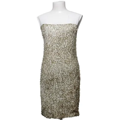 Robe de cocktail (Blanc, Or) de Uldahl Polyester