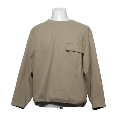 Sweatshirt (Beige) from Uniqlo U Cotton, Polyamide, Polyester