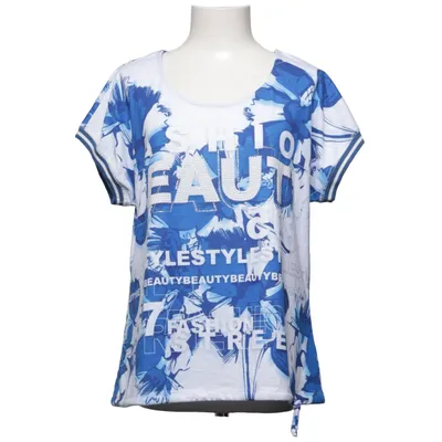 T-shirt (Blauw, Wit, Meerkleurig) van Liberty Woman Elastaan, Polyester