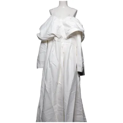 Brudklänning (Vit) från Asos Bridal Bomull, Elastan, Polyamid, Polyester