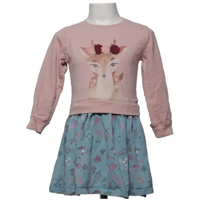 Kleid (Pink, Blau, Mehrfarbig) von Happy Girls Baumwolle