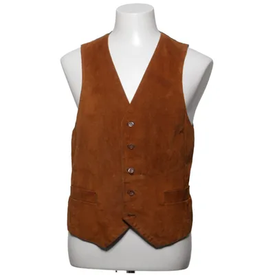 Leather vest (Brown) Leather