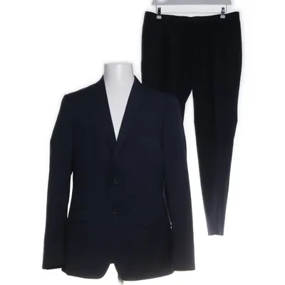 Suit (Blue) from Bogie Polyester, Viscose