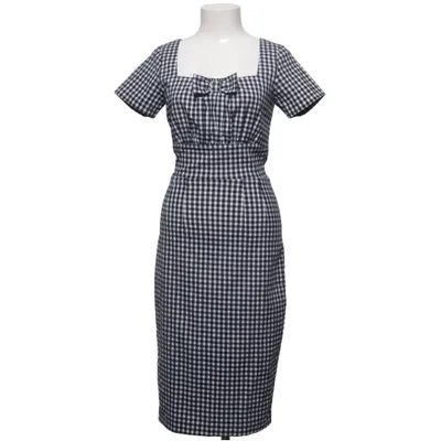 Kjole (Sort, Hvid) fra Daisy Dapper Bomuld, Elastan, Polyester
