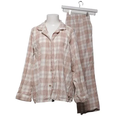 Pyjama (Beige, Weiß) von Pernilla Wahlgren Design Baumwolle