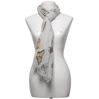 Shawl (Gray, Multicolored) from Valentina Modal