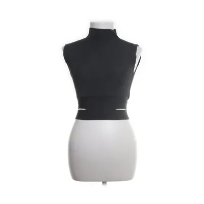 Crop top (Grå) från Zara Knit Elastan, Nylon, Viskos