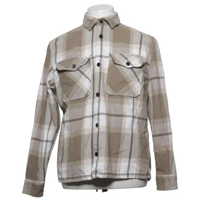 Flanellskjorta (Beige, Vit) från Jack & Jones Bomull