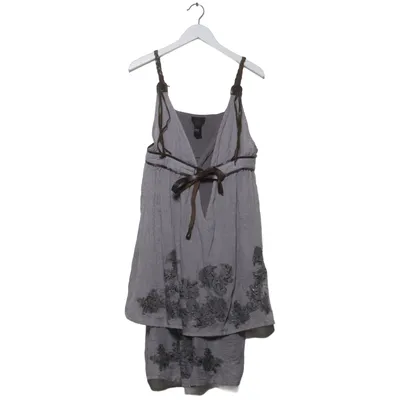 Jurk (Grijs) van Nü by Staff-Woman Katoen, Viscose