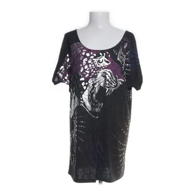 Top (Black, Multicolored) from Christian Audigier Cotton, Polyester
