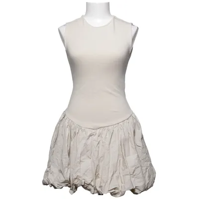 Klänning (Beige) från Zara Bomull