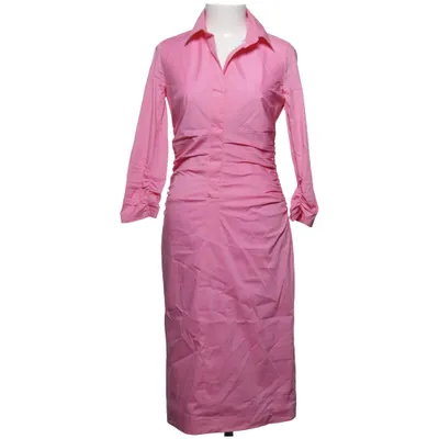 Skjortklänning (Rosa) från René Lezard Acetat, Bomull, Elastan, Polyamid, Polyester