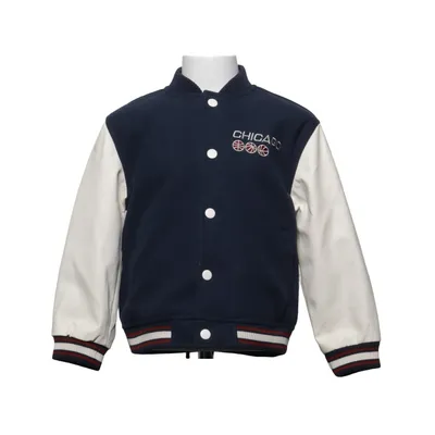 Collegejacka (Blå, Vit, Röd) från H&M Polyester, Polyuretan