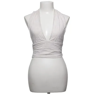 Halter neck top (Beige) from 4th + Reckless Cotton, Linen, Lyocell, Polyester, Viscose