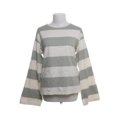 Long sleeve T-shirt (Green, White) from H&M Cotton