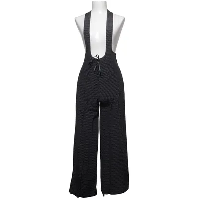 Buksedragt (Sort, Hvid) fra Le Château Acetat, Viscose