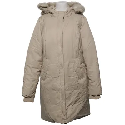 Doudoune longue (Beige) de Casual by Ellos Coton, Duvet, Plume, Polyamide, Polyester