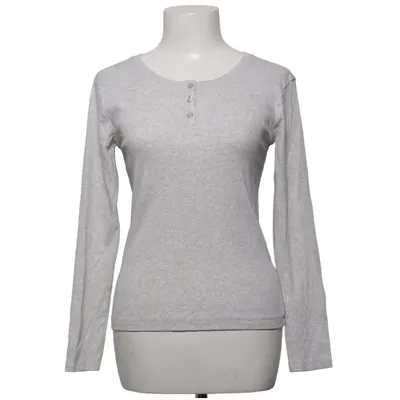 Henley shirt (Gray) from Cubus Elastane, Organic cotton